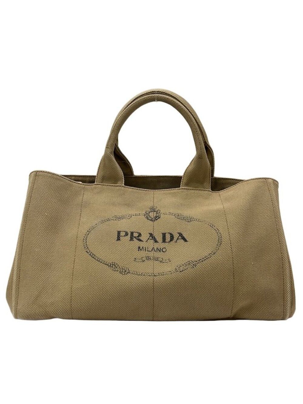 Prada Tote Bag Canapa Beige
